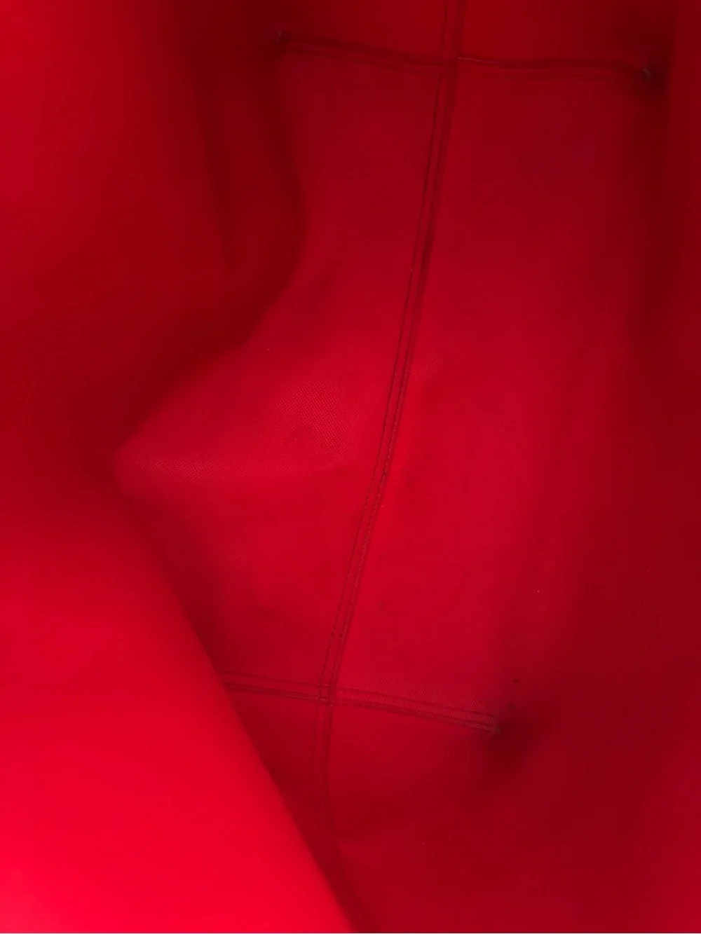Lacoste Large Reversible Anna Tote Bag in Red Maroon